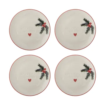 Jovida Dessertteller - Natur, 4 Teile, Ø16 cm - Bloomingville