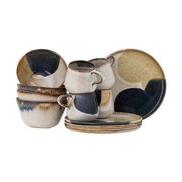 Jules Frühstücksset 12 Teile - Grau - Bloomingville