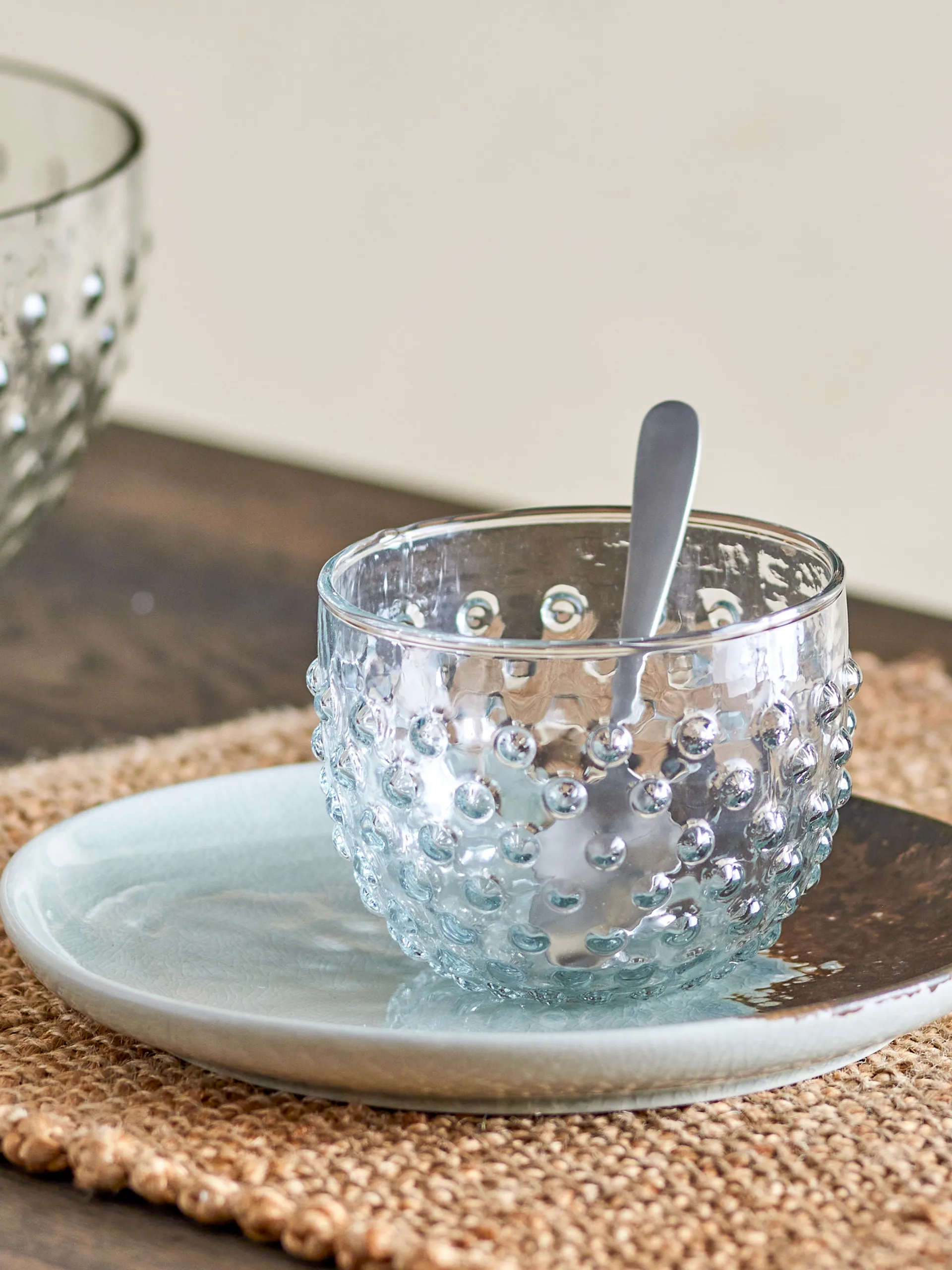 Justina Schale Ø10 cm, Clear Bloomingville