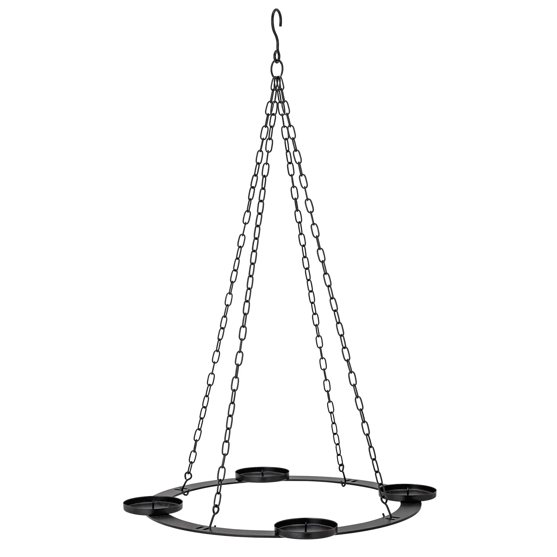 Jutta Adventskerzenhalter Kronleuchter Ø40cm, Schwarz Bloomingville