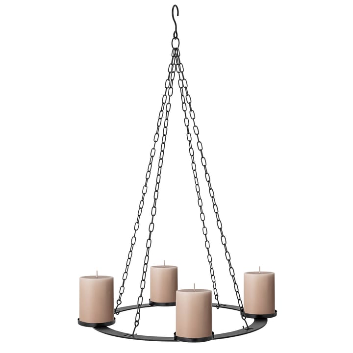 Jutta Adventskerzenhalter Kronleuchter Ø40cm, Schwarz Bloomingville