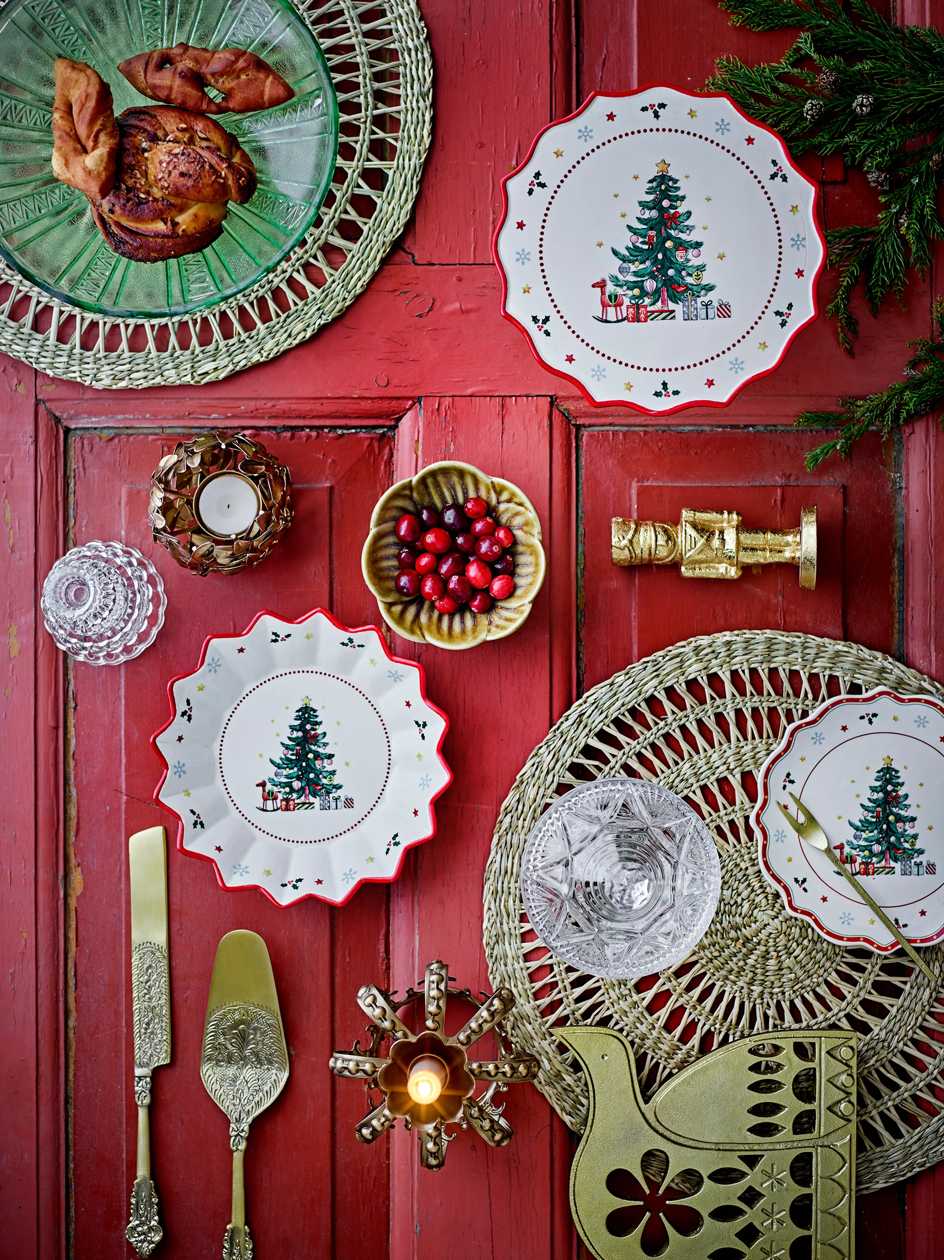 Kalima Tortenheber 2-teilig, Messing Bloomingville