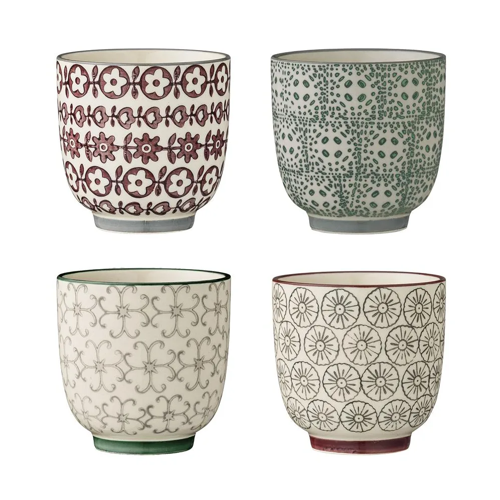 Karine Becher 4 Teile 7cm,  Bloomingville