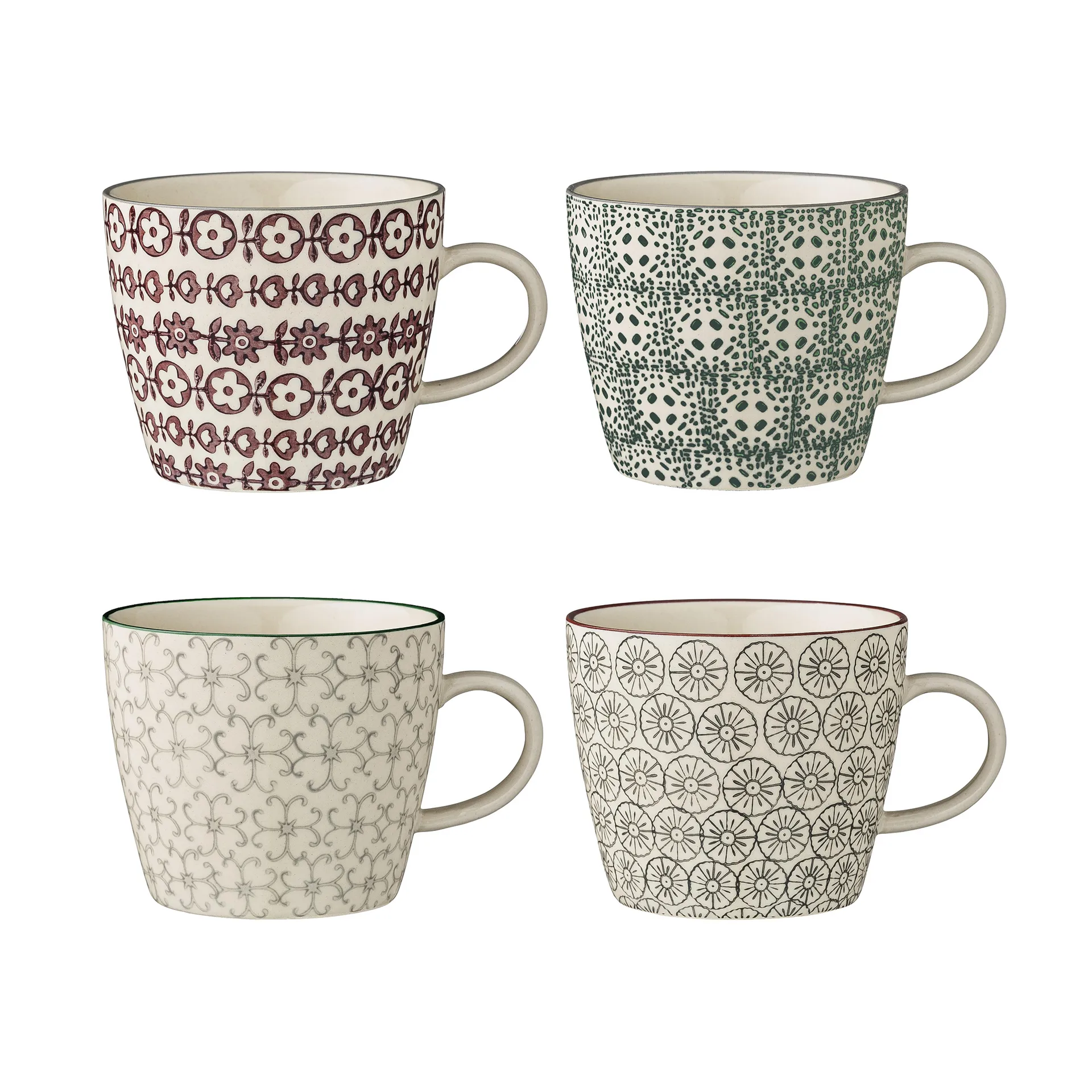 Karine Tasse 4 Teile Ø 9,5cm,  Bloomingville