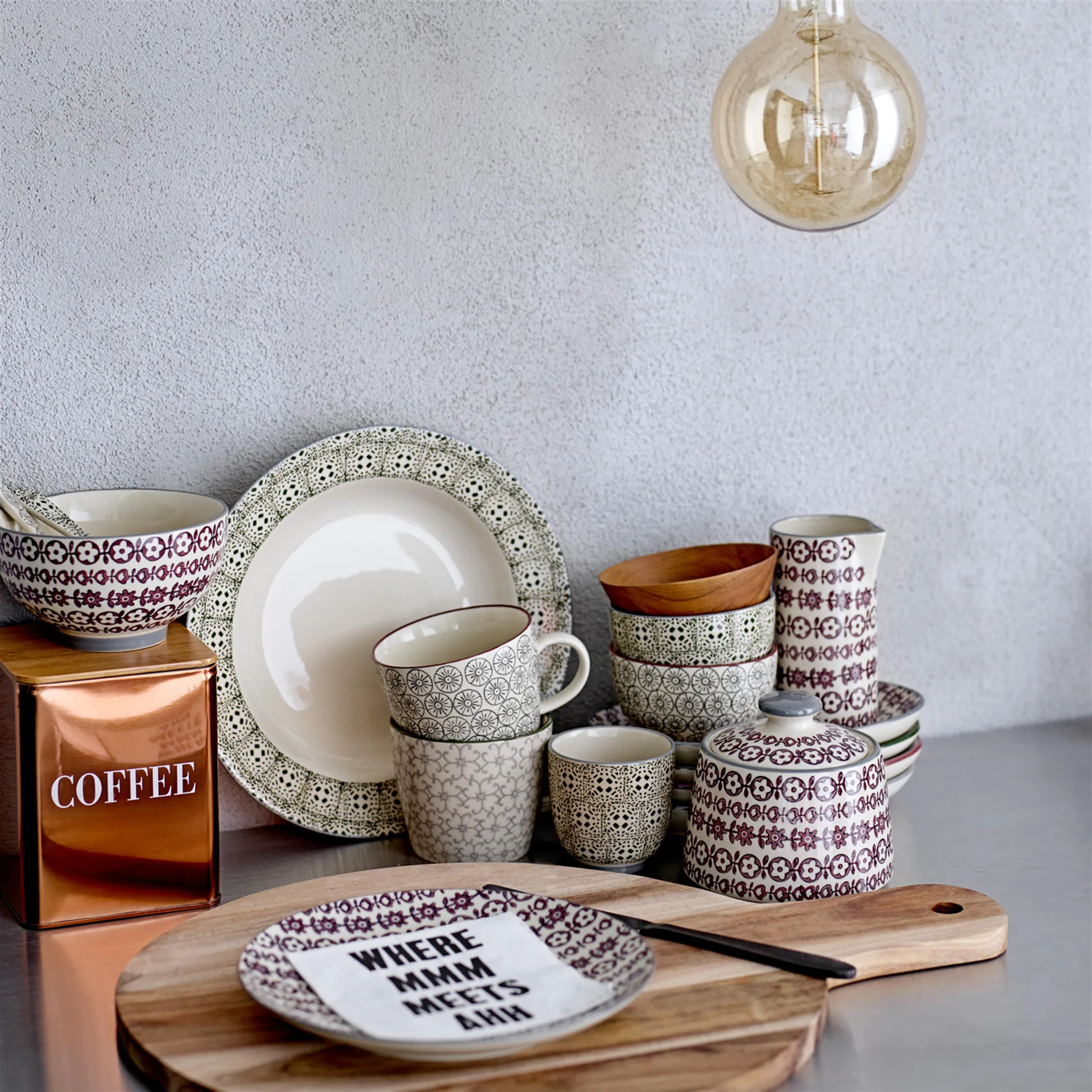 Karine Tasse 4 Teile Ø 9,5cm Bloomingville