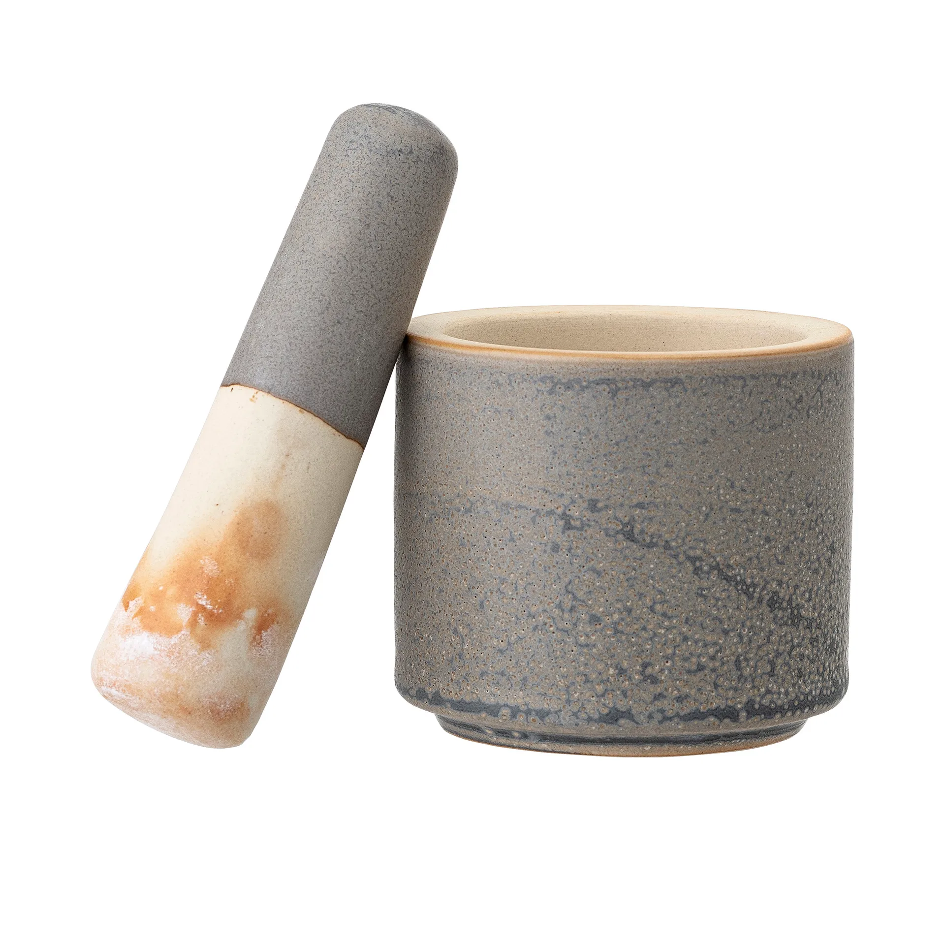 Kendra Mörtel Steingut, Grau Bloomingville