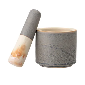 Kendra Mörtel Steingut - Grau - Bloomingville