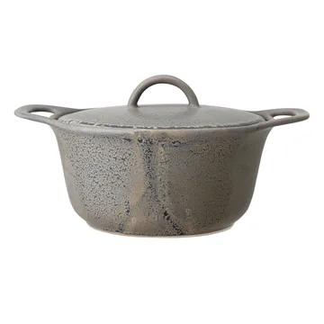 Kendra Serviertopf Steingut - Grau - Bloomingville