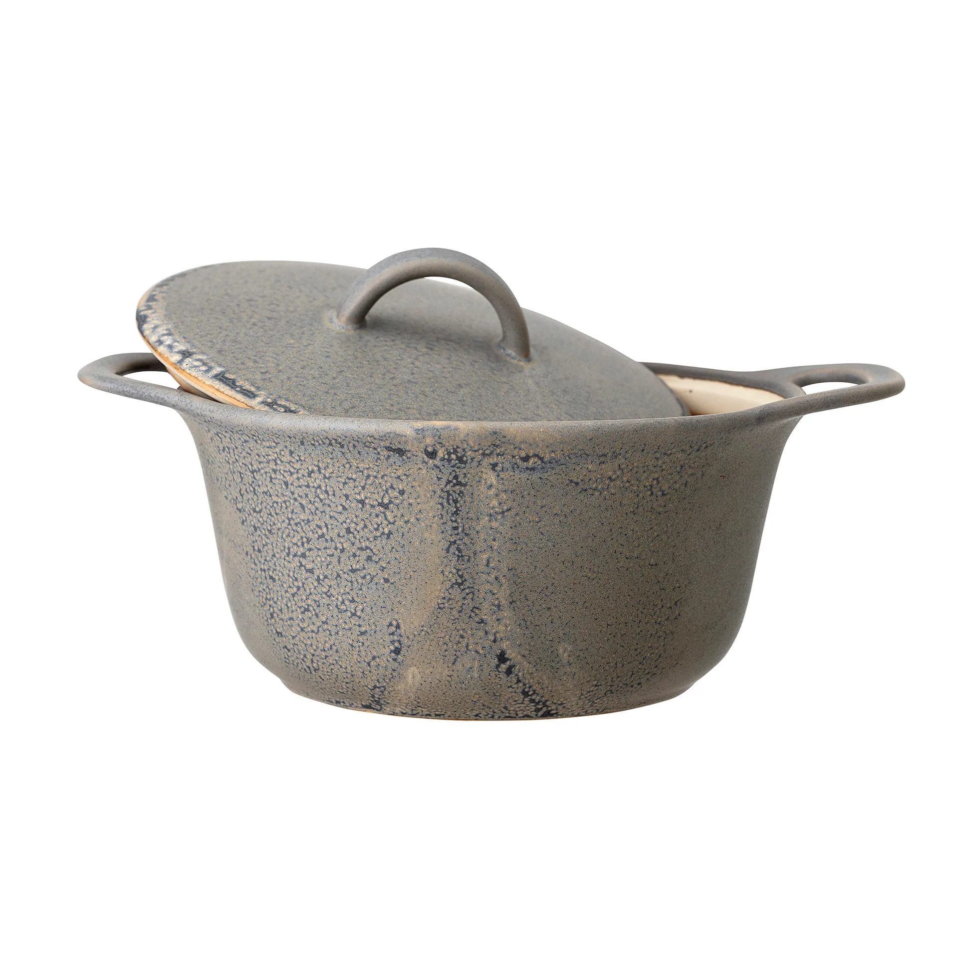 Kendra Serviertopf Steingut, Grau Bloomingville