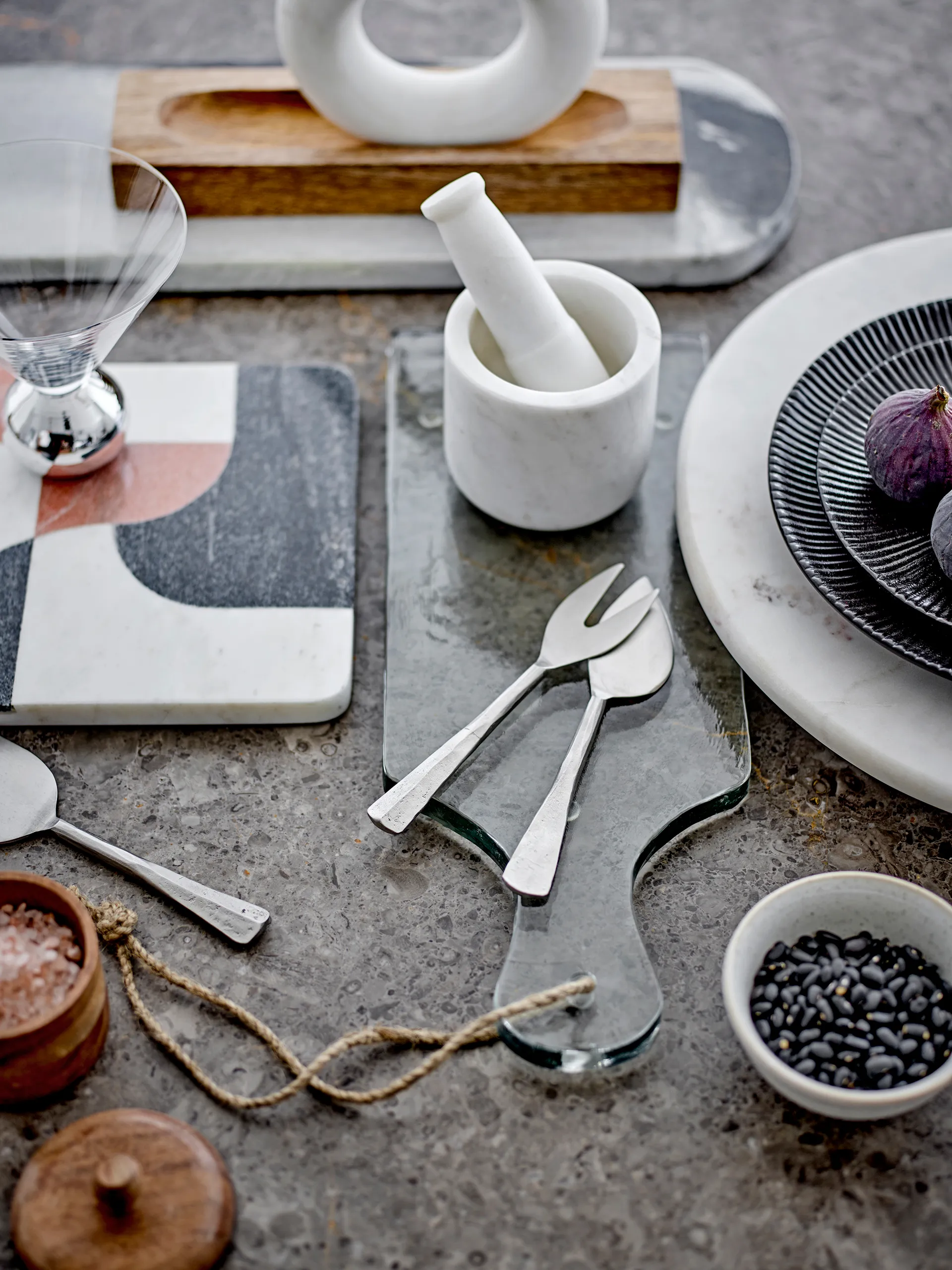 Kinnie Käsemesser-Set 3-teilig, Edelstahl Bloomingville