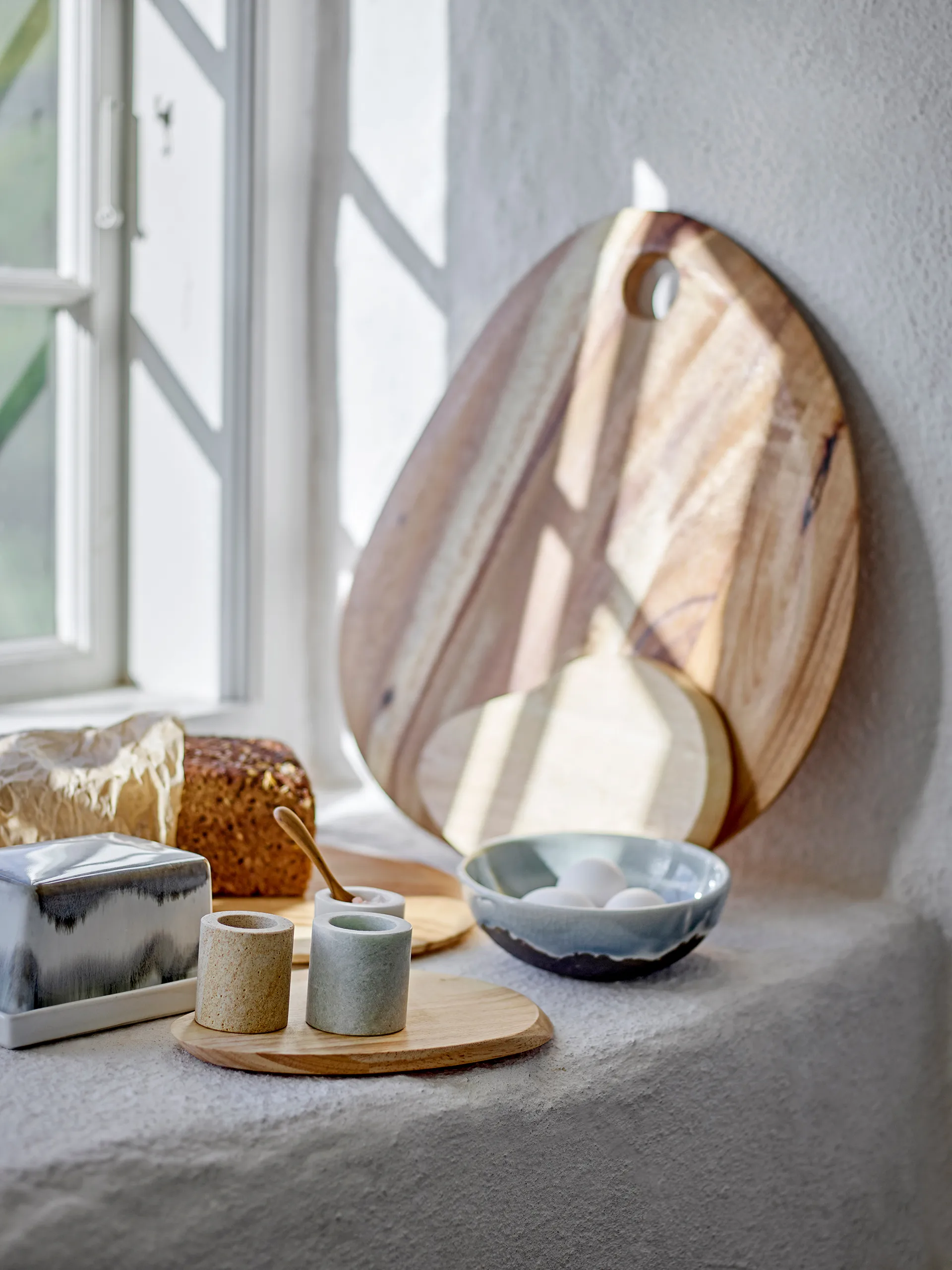 Kokui Vorratsdose 3-teilig, Marmor Bloomingville