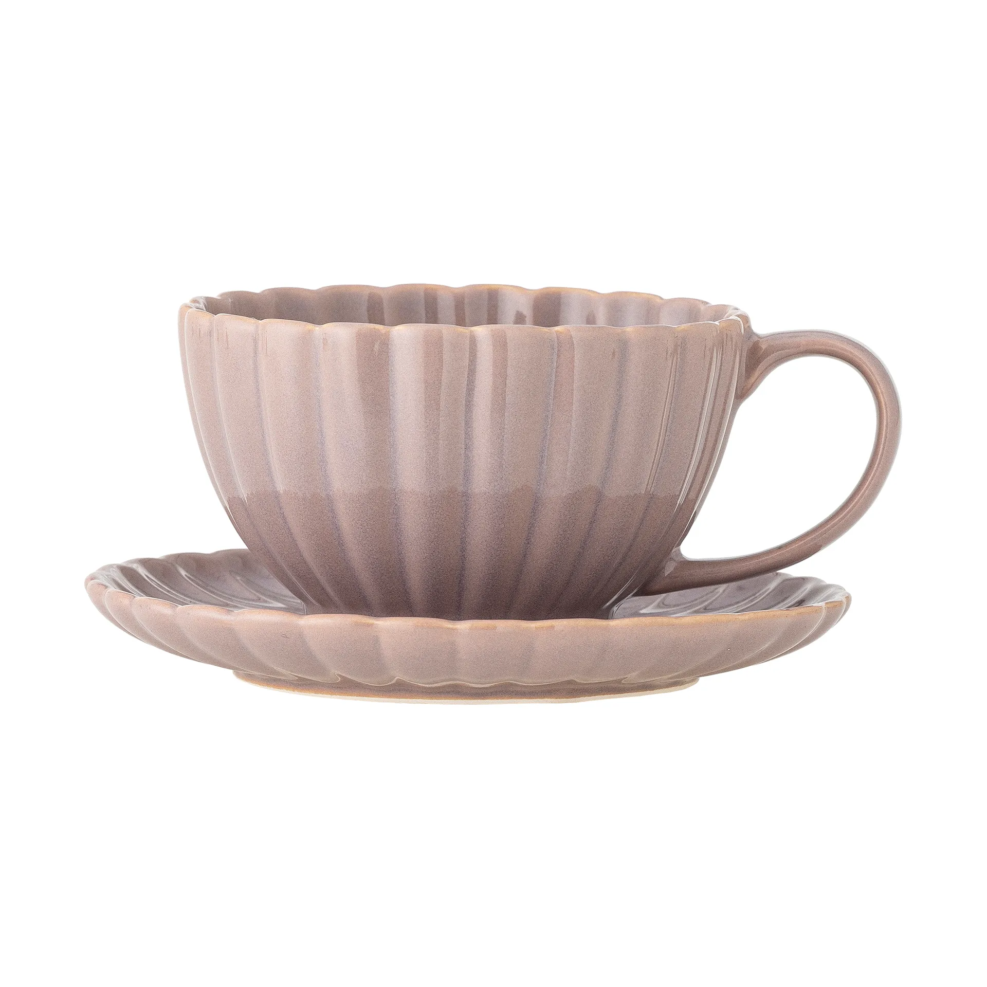 Latina Tasse 22 cl mit Untertasse, Rose Bloomingville