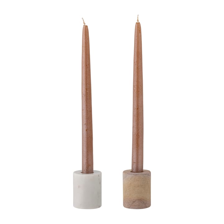 Lavina Kerzenhalter 2 Teile, Marmor natur Bloomingville