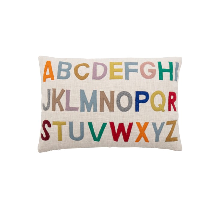 Lexi Kissen Alphabet 40 x 60cm - White-multi - Bloomingville