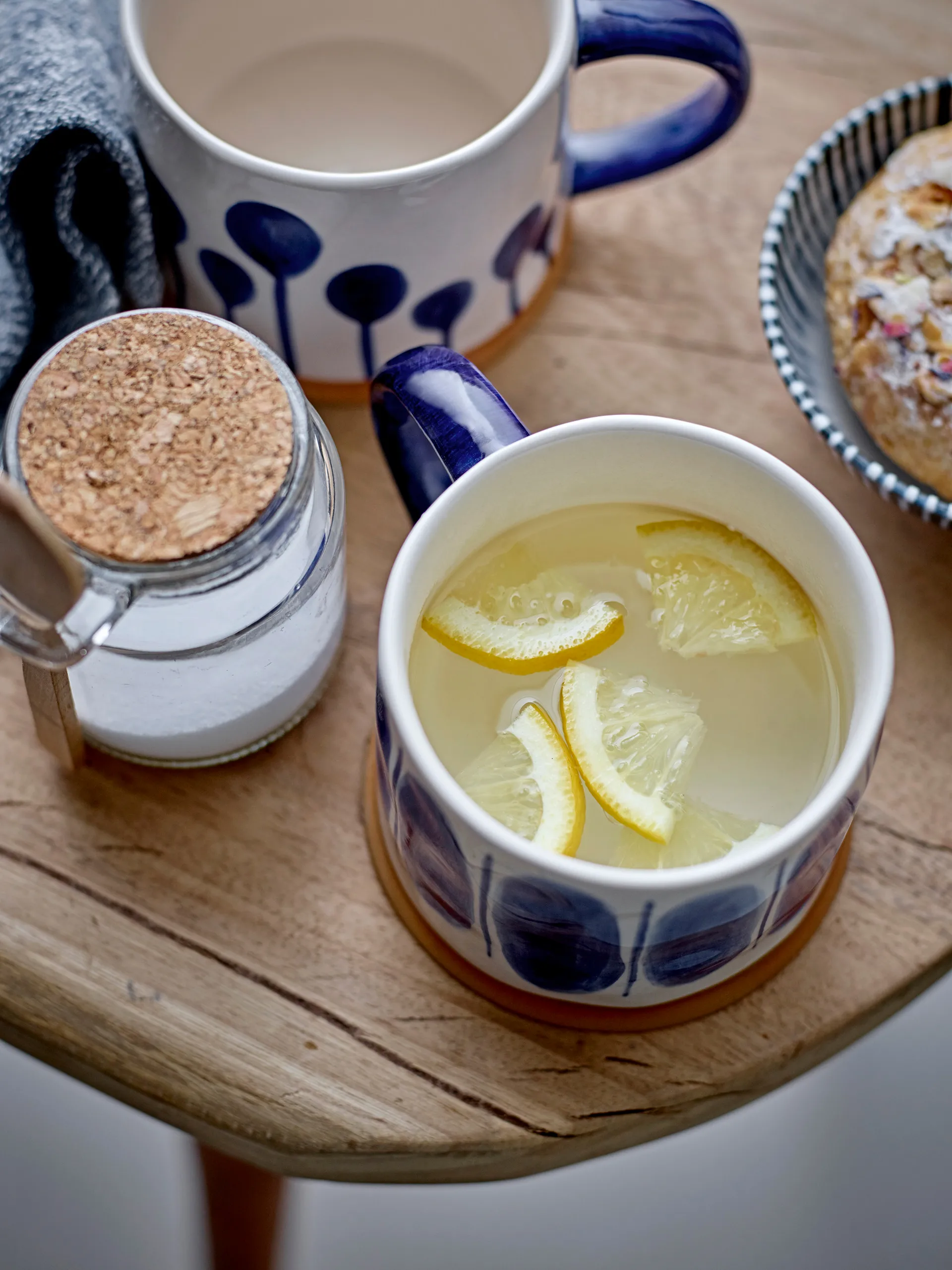 Linora Tasse 45 cl 3er-Pack, Blau Bloomingville