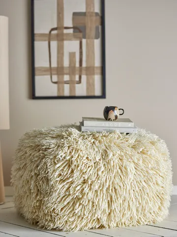 Lomba Pouf - Natur, 80x45x80 cm - Bloomingville