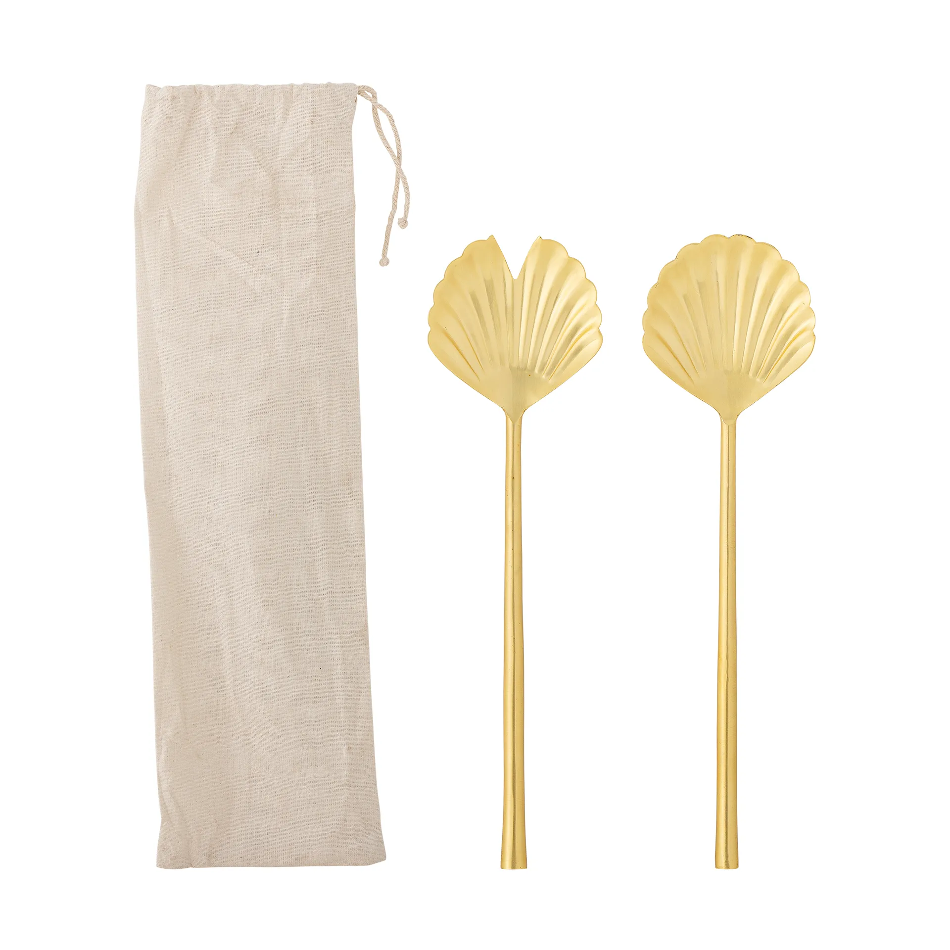 Loreta Salatbesteck 2-teilig, Gold Bloomingville