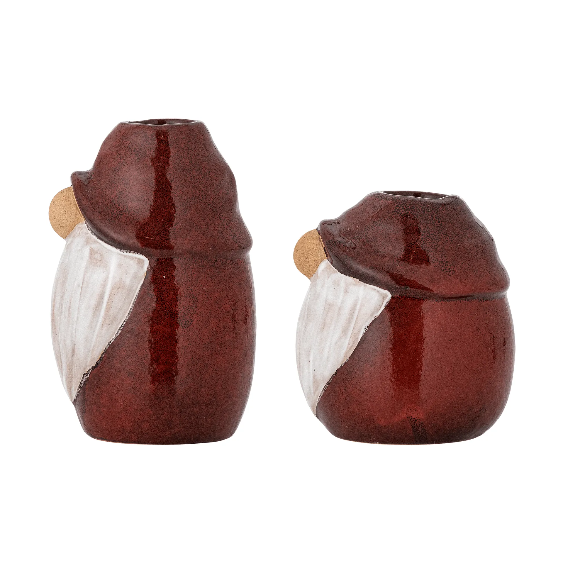 Lyda Kerzenhalter, Rot, 2-teilig, Ø7 cm Bloomingville