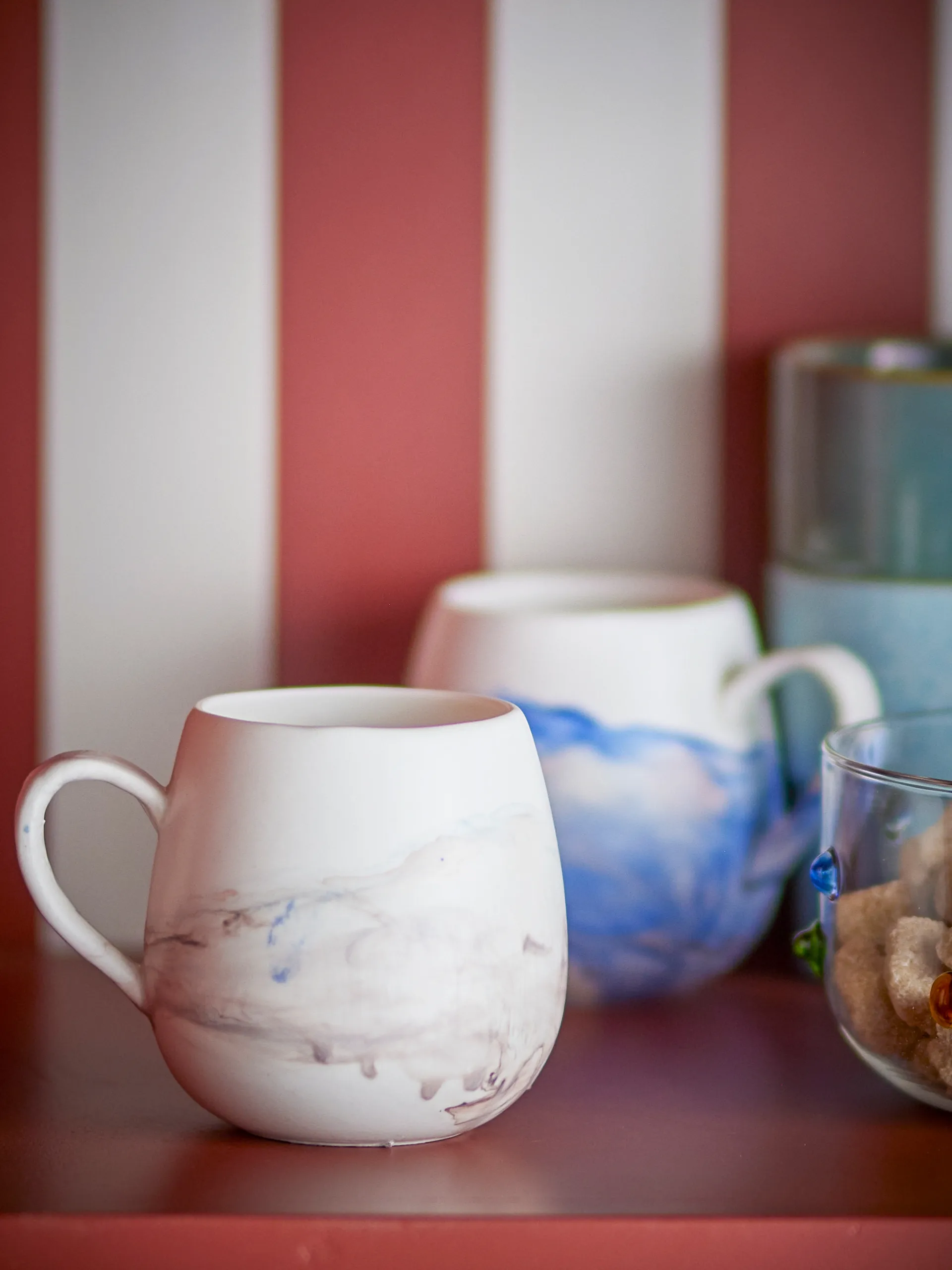 Lyre Tasse 4‑teilig, Braun Bloomingville