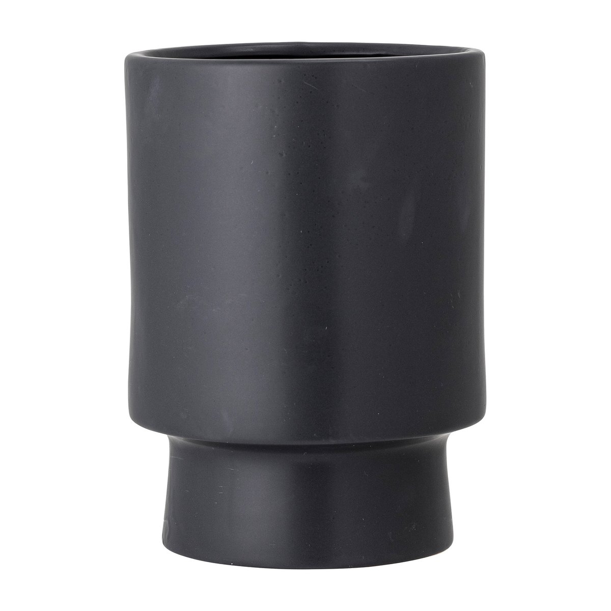 Bloomingville Mac Blumentopf o24,5cm Schwarz | Skandinavisches Design | Blumentöpfe | Schwarz