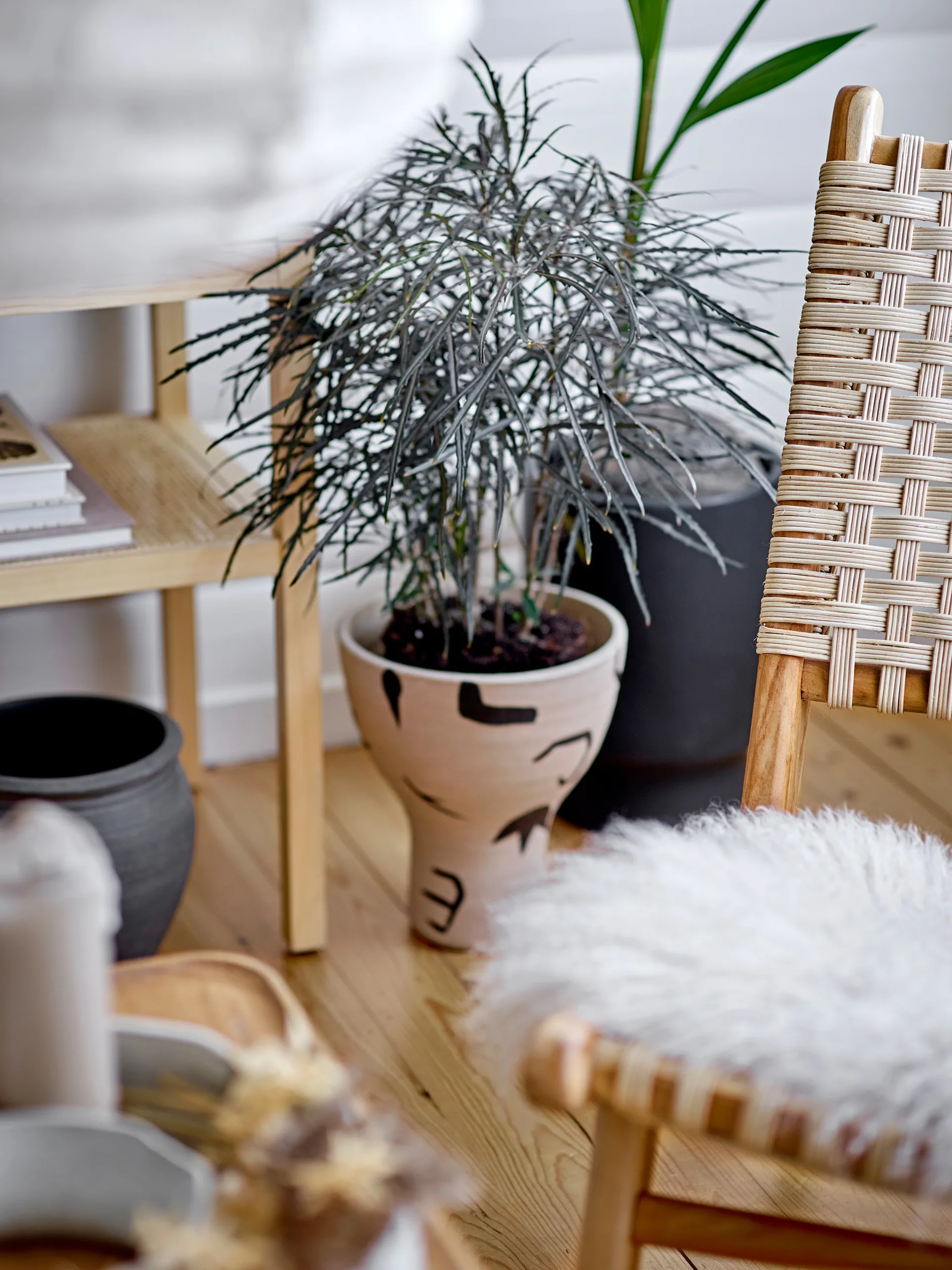 Mac Blumentopf Ø24,5cm, Schwarz Bloomingville