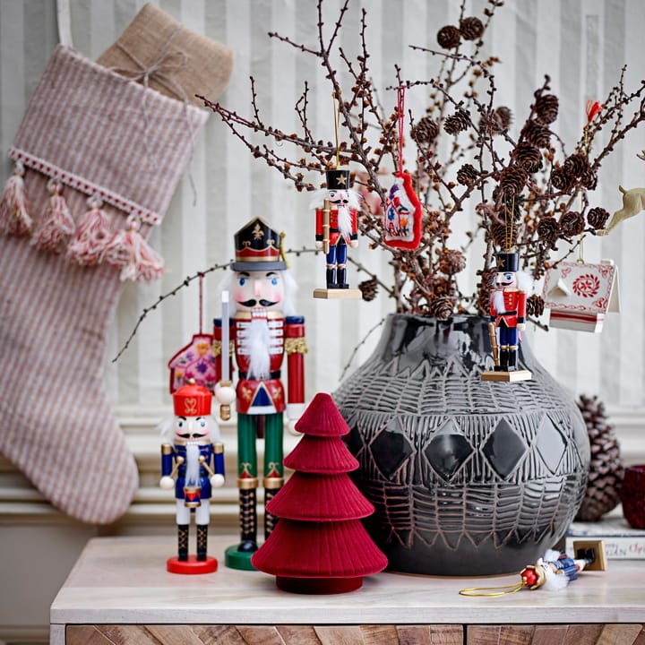 Mahi Ornament Nussknacker Weihnachtsanhänger 6er Pack, Multi Bloomingville