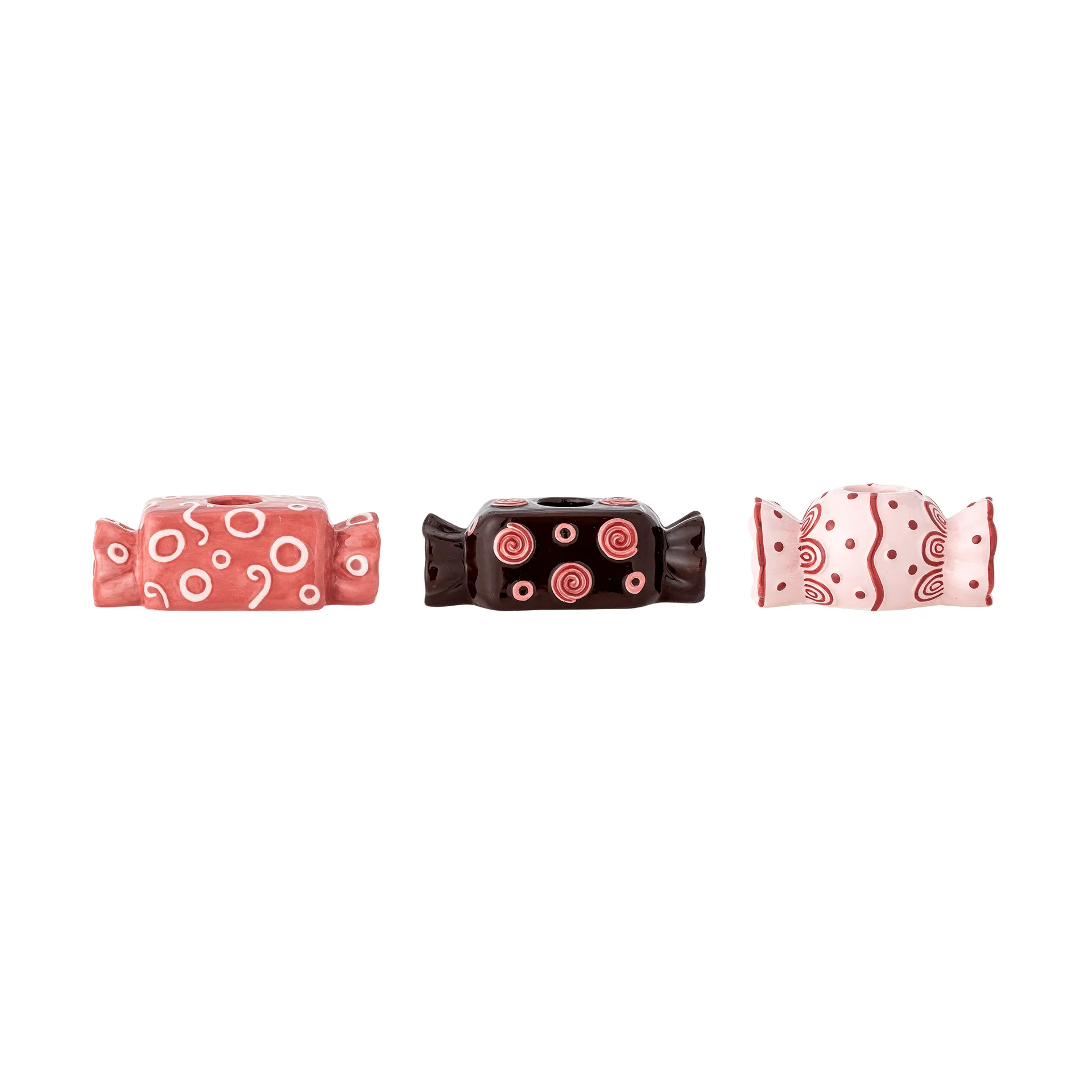 Maiano Kerzenhalter, Rose, 3-teilig, 12 cm Bloomingville