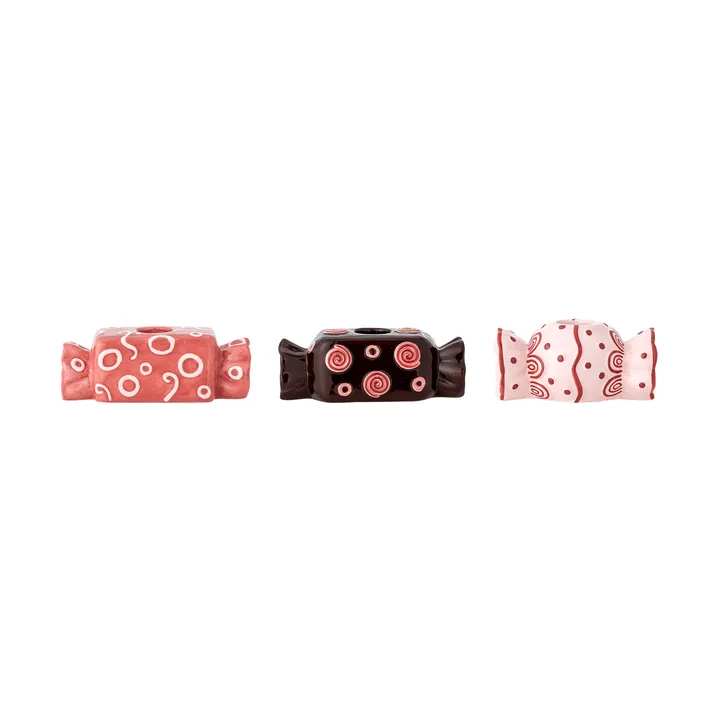 Maiano Kerzenhalter - Rose, 3-teilig, 12 cm - Bloomingville