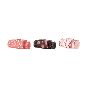 Maiano Kerzenhalter - Rose, 3-teilig, 12 cm - Bloomingville