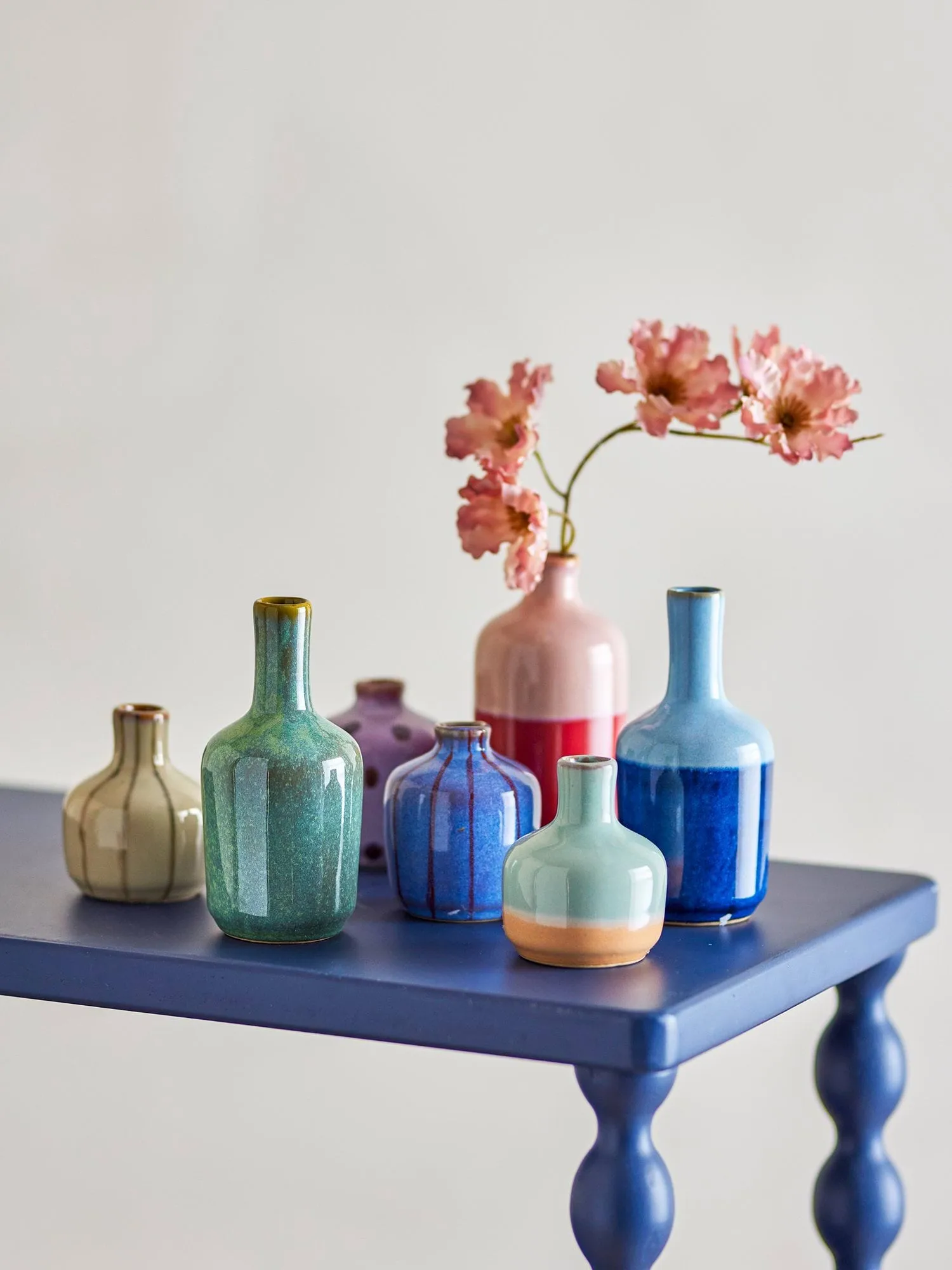 Maien Vase, Mehrfarbiges Steingut, 7-teilig Bloomingville