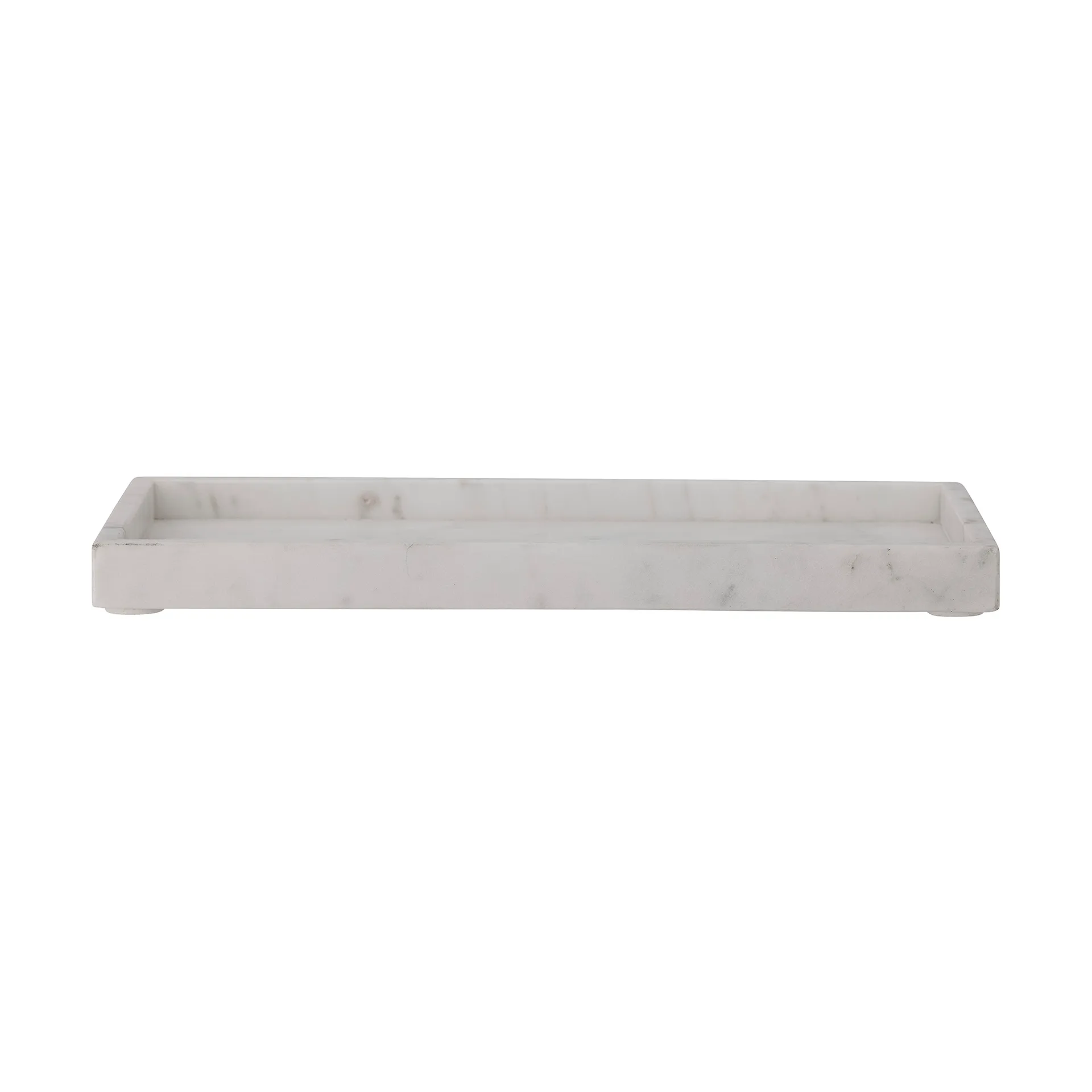 Majsa Dekotablett 18x38 cm, White marble Bloomingville