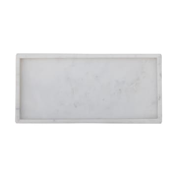 Majsa Dekotablett 18x38 cm - White marble - Bloomingville