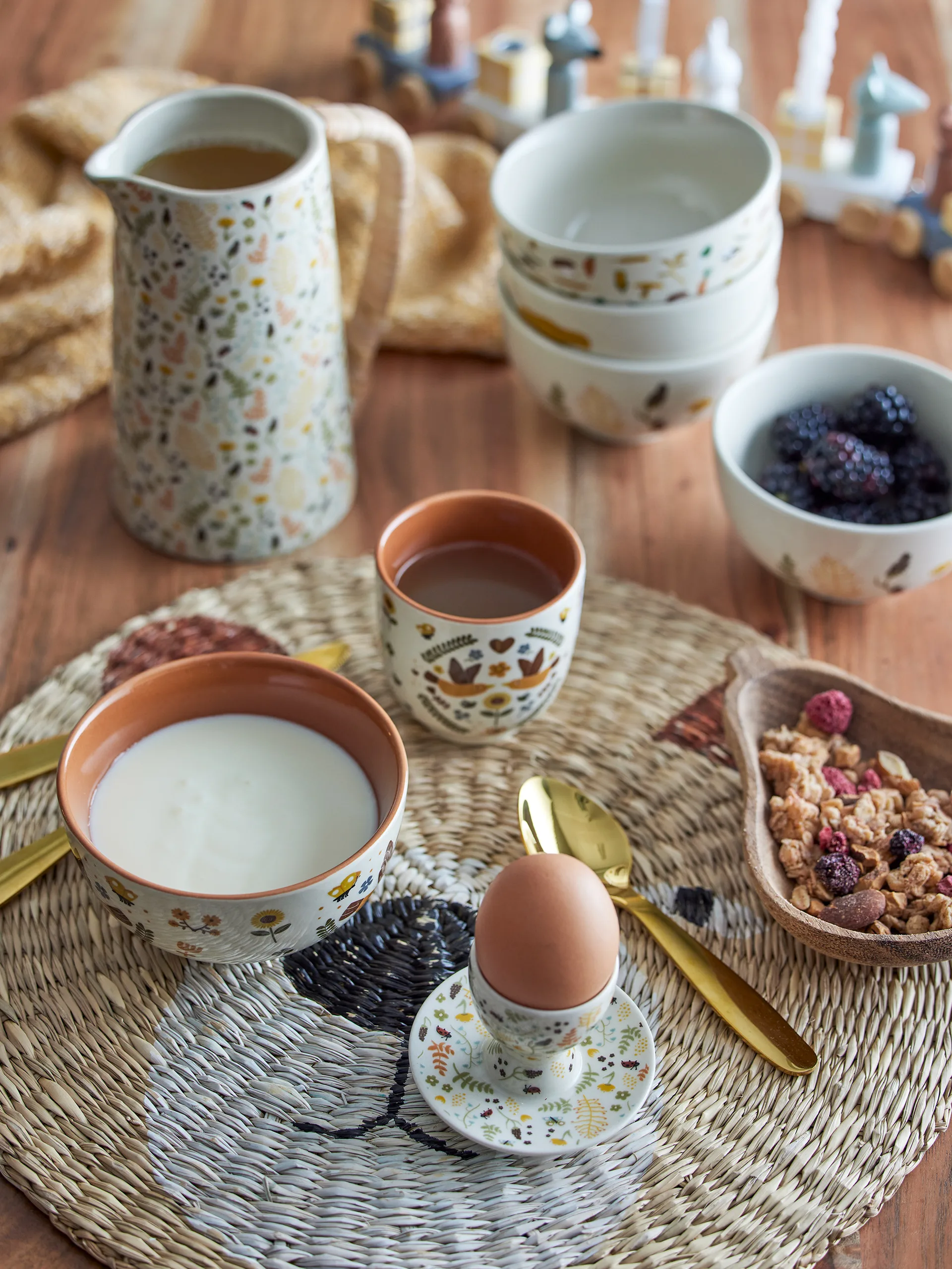 Malla Tischset Ø38cm, Bär Bloomingville