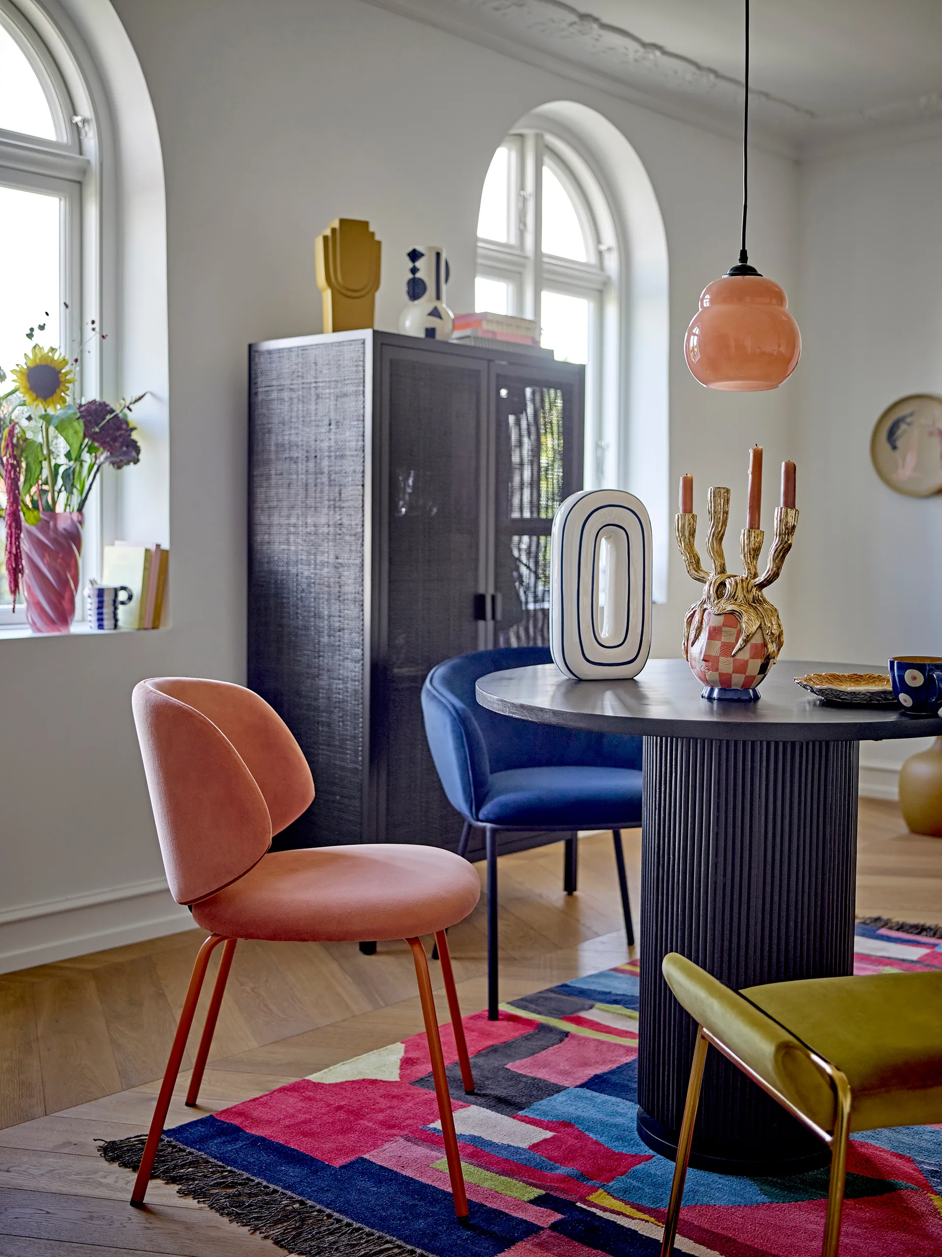 Marikka Schrank 85 x 40 x 150cm, Black Bloomingville