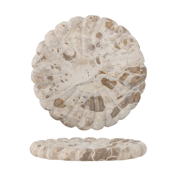 Marlie Tablett Marmor Ø22,5 cm - Natur - Bloomingville