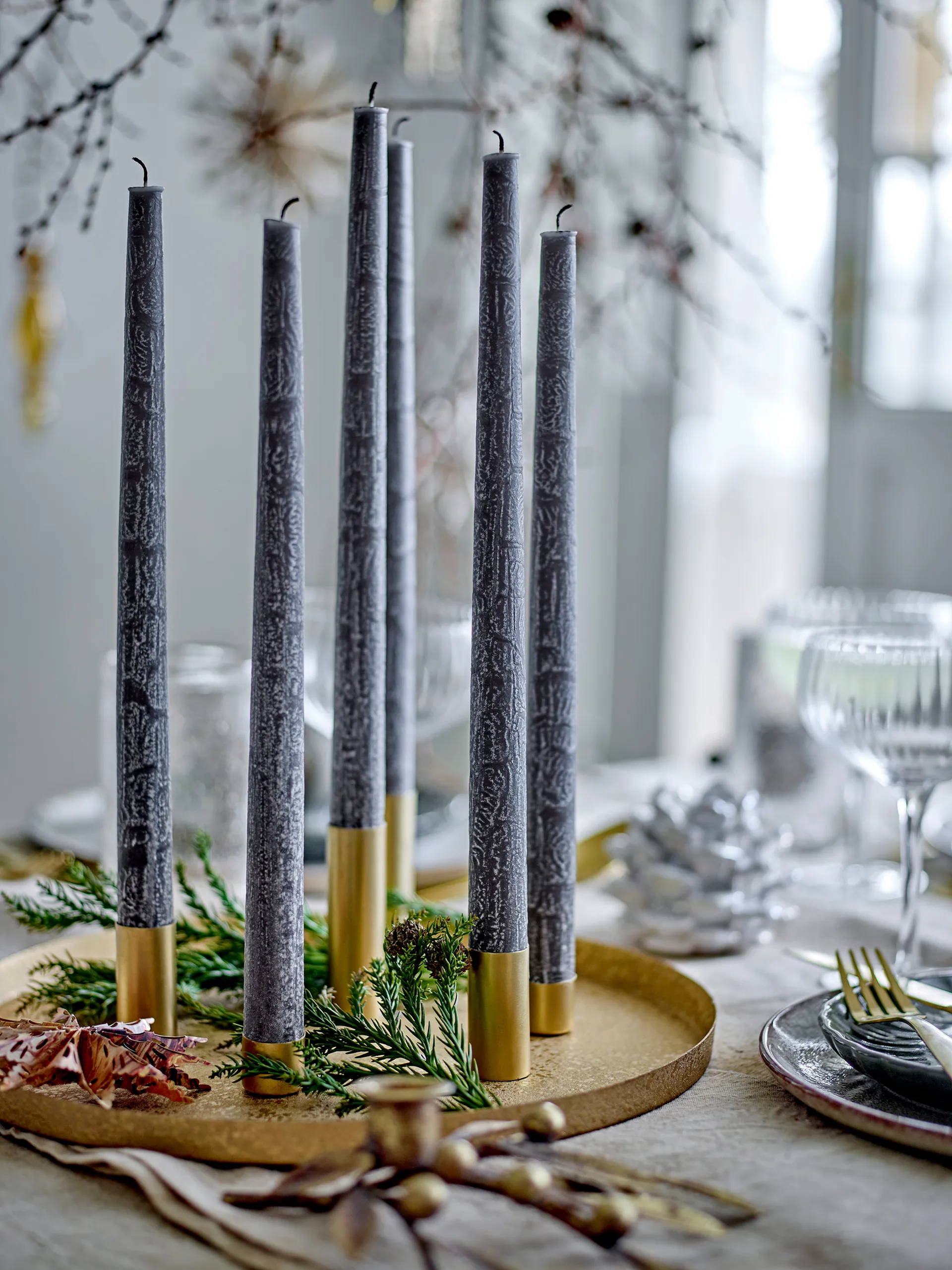 Maxime Adventsleuchter Ø30 cm, Gold Bloomingville