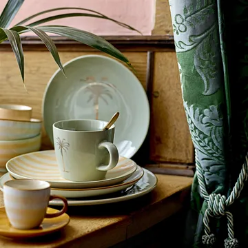 Miami Tasse mit Untertasse 2 Teile 6cm - Bloomingville