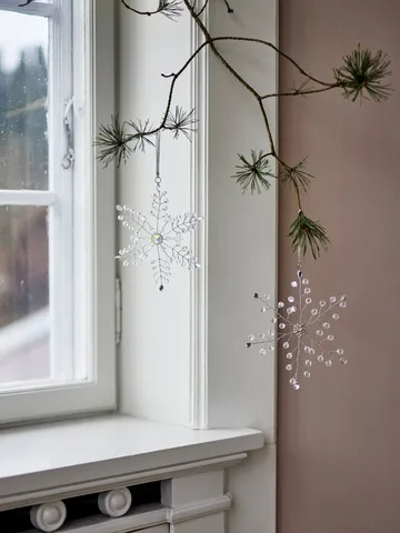 Miku Weihnachtsanhänger - Klar, 2-teilig, 17 cm - Bloomingville
