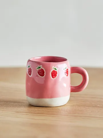 Millie Tasse 110 ml - Rosa, Erdbeeren - Bloomingville