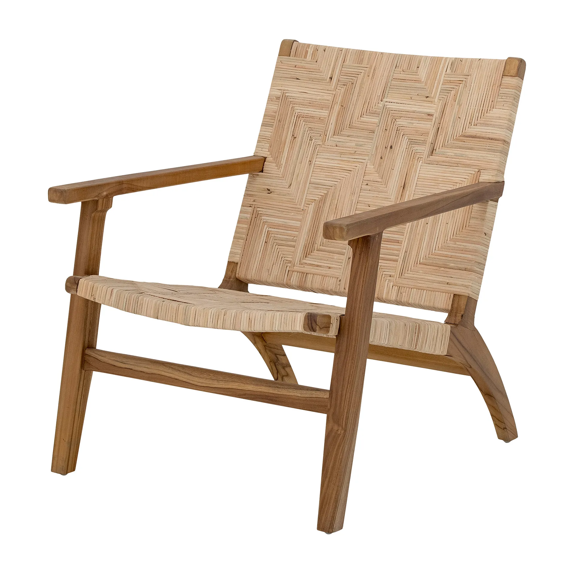 Mills Loungestuhl Rattan, Braun Bloomingville