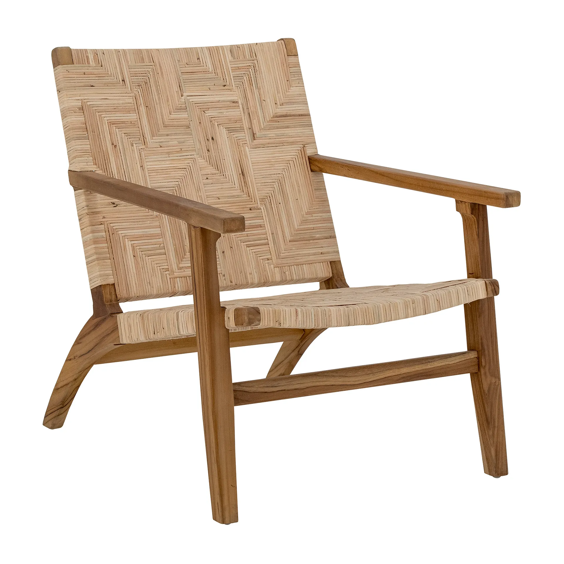 Mills Loungestuhl Rattan, Braun Bloomingville