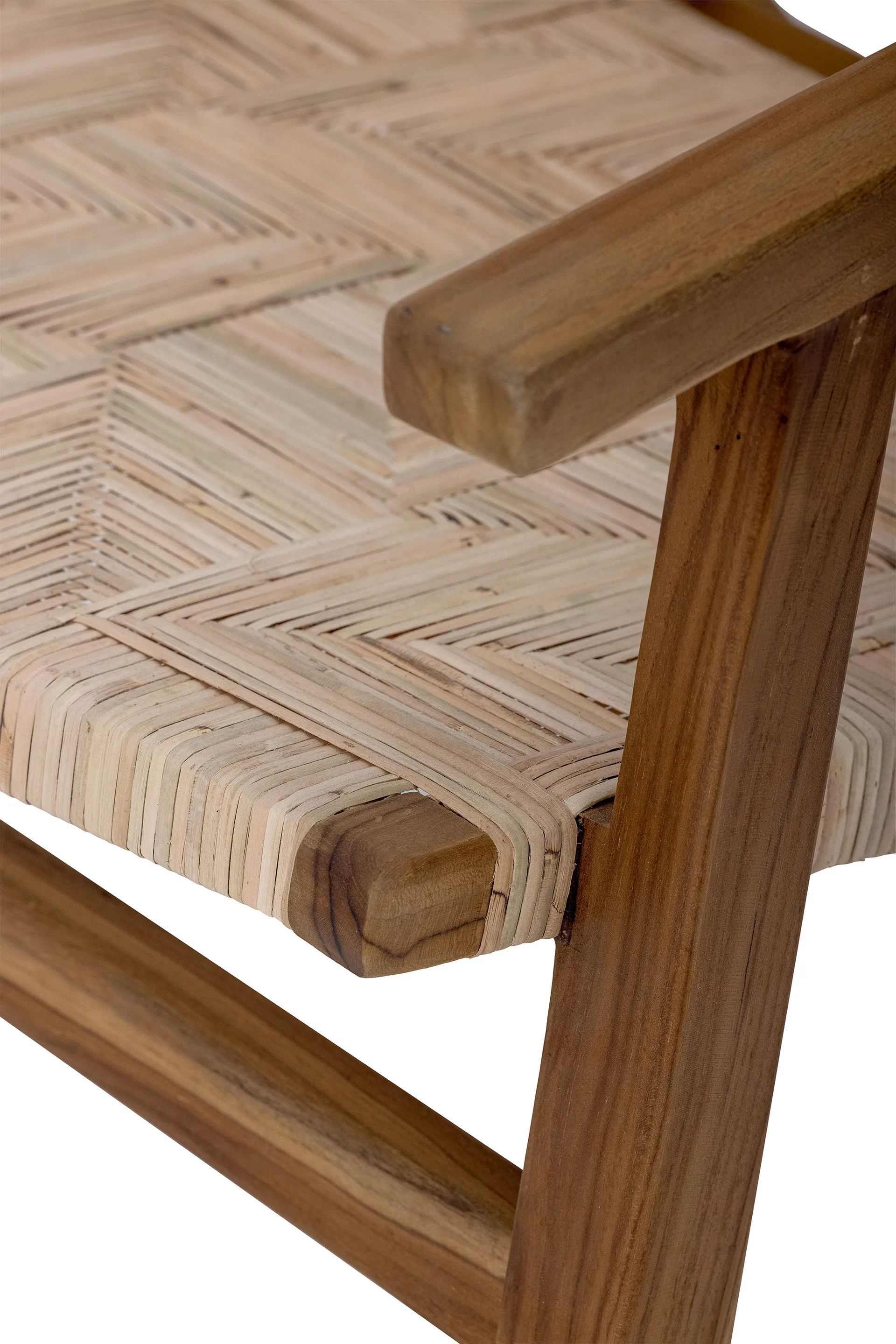 Mills Loungestuhl Rattan, Braun Bloomingville