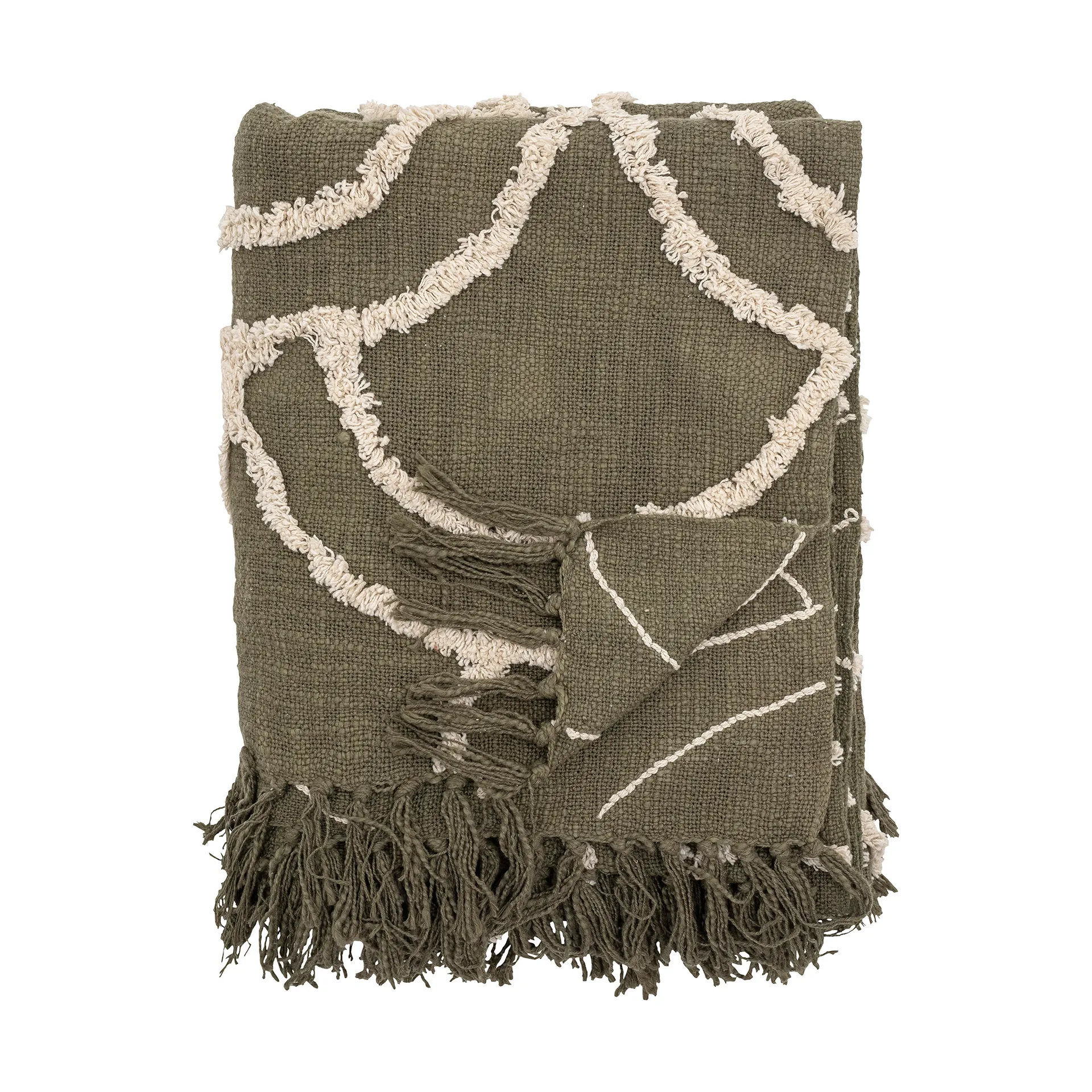 Mirfield Wolldecke 125x150 cm, Green Bloomingville