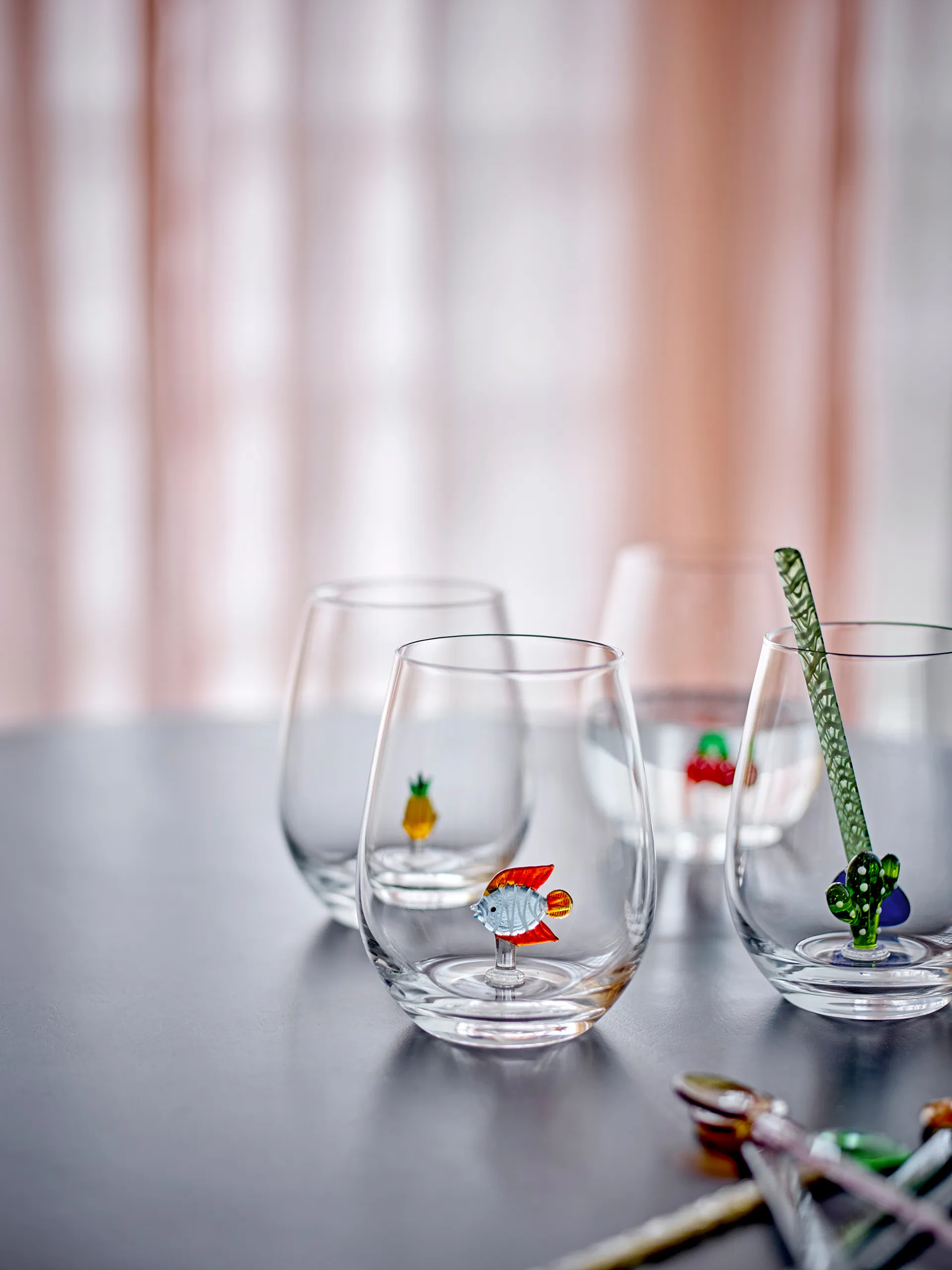 Misa Wasserglas 56 cl, Clear-cherry Bloomingville