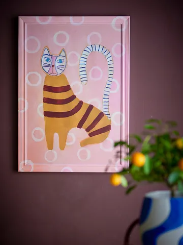 Missy Illustration mit Rahmen 40x56 cm - Rose - Bloomingville