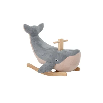 Moby Schaukeltier mit Griff - Blau - Bloomingville