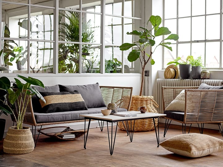 Mundo Beistelltisch 60 x 90cm - Cement - Bloomingville