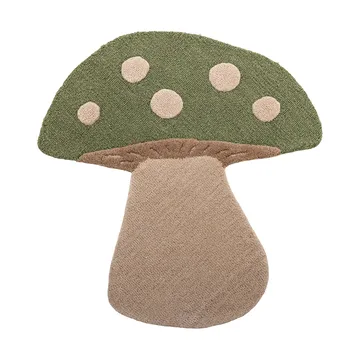 Mushroom Teppich - Grün, Wolle - Bloomingville