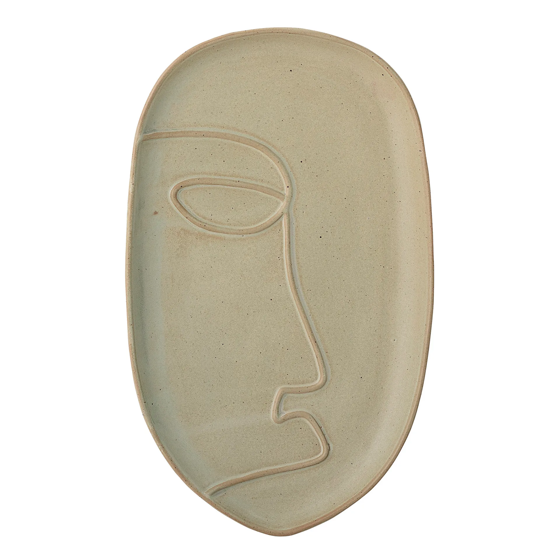 Ngan Tablett 18,5 x 30cm, Grün Bloomingville