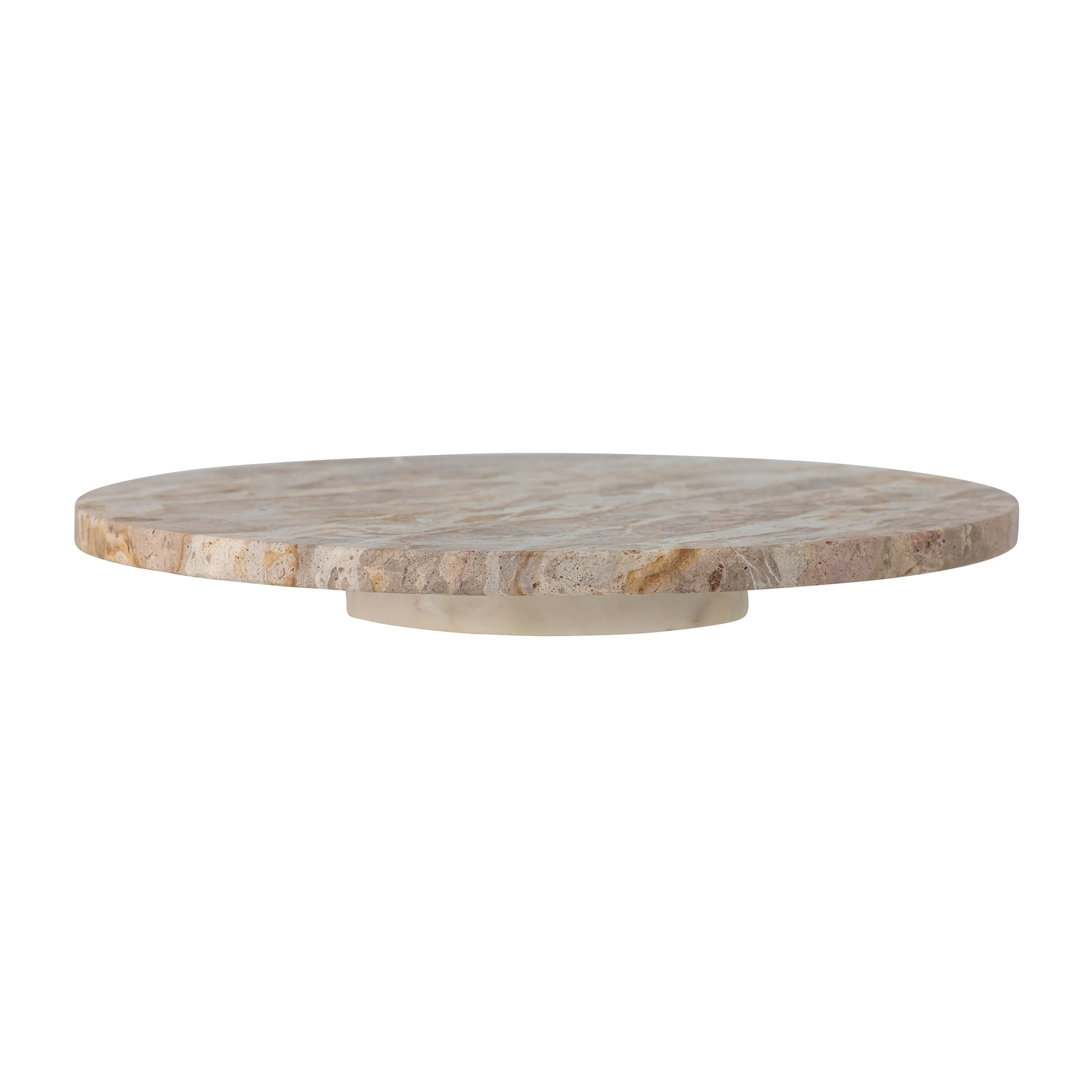 Marmortablett rund